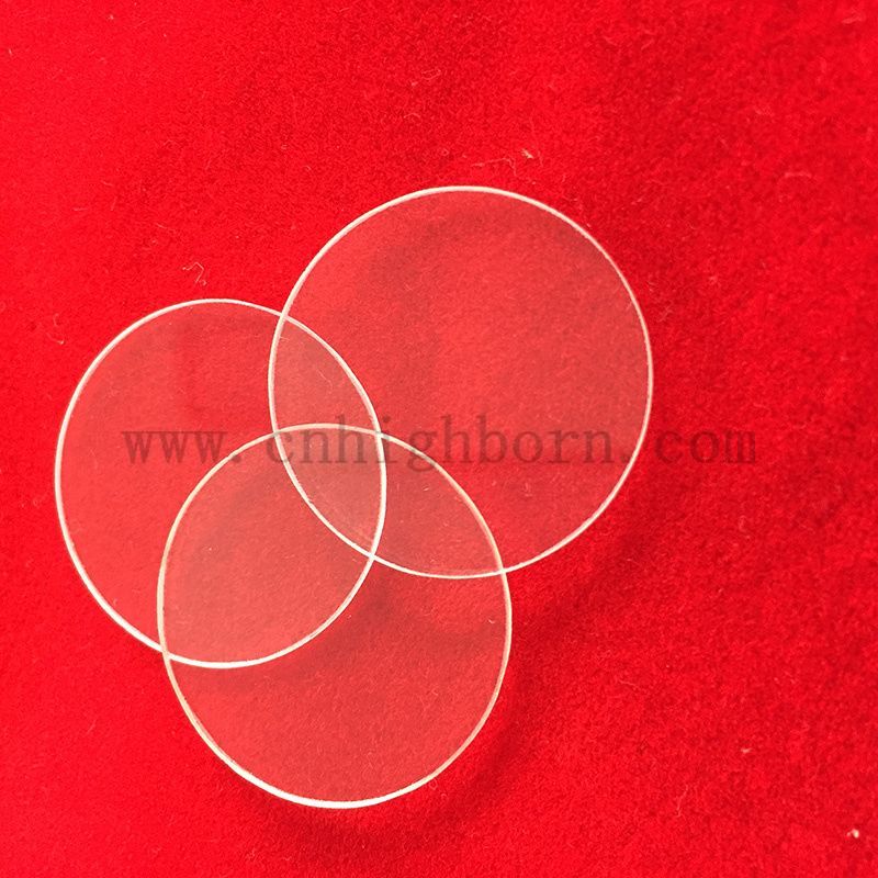 Ma&szlig;geschneiderte Quarzglasscheibe