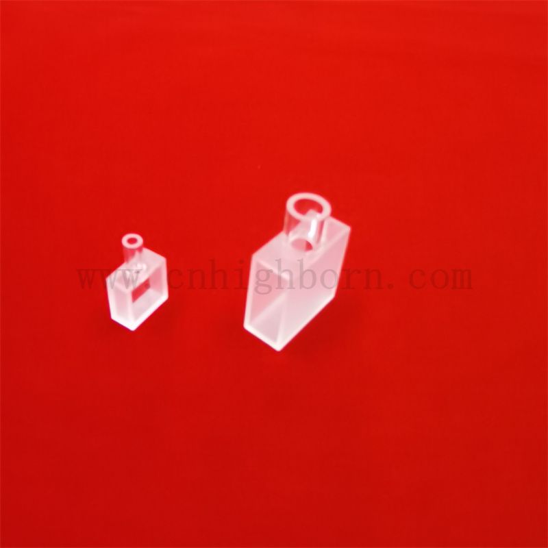Labware -Korrosionswiderstand Mikroreaktion Clear UV Quarzglas Cuvette