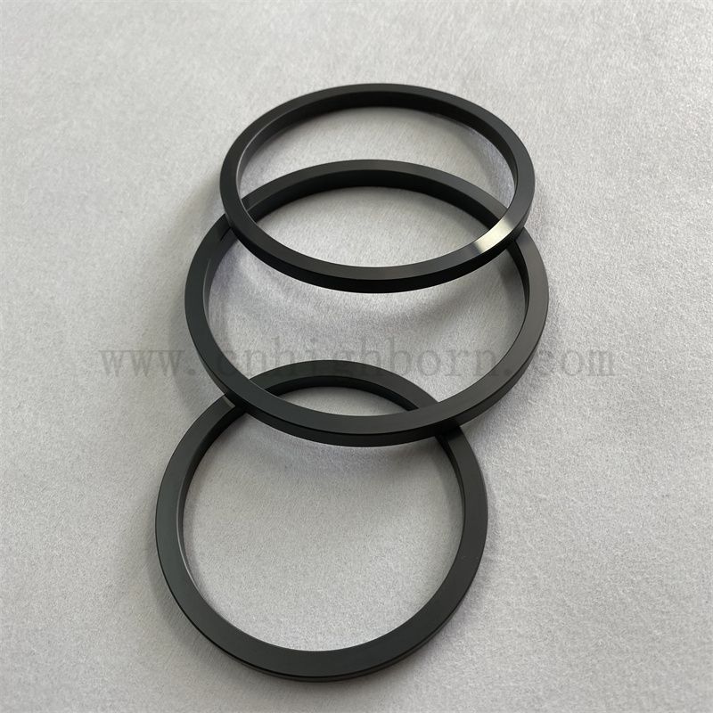  Customized Wea Resistenz Siliziumkohlenhöckel Ring Sic Ceramic Hoop