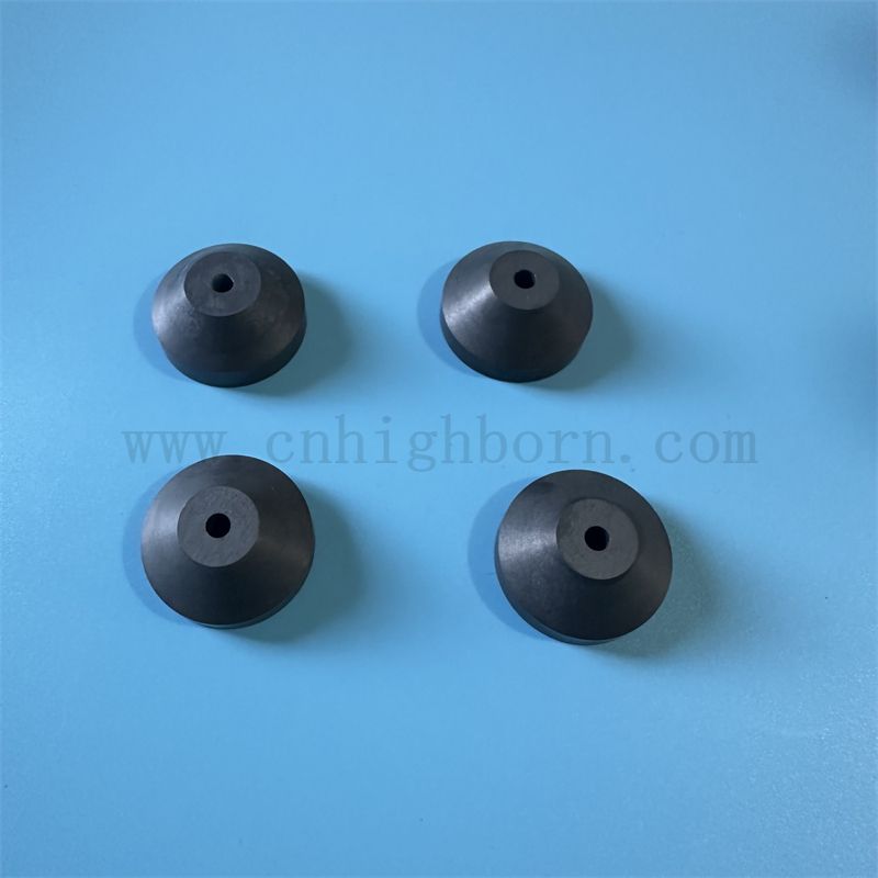 Isolator Borcarbid unregelmäßiger Sandstrahldüse angepasst B4C -Keramikbusch