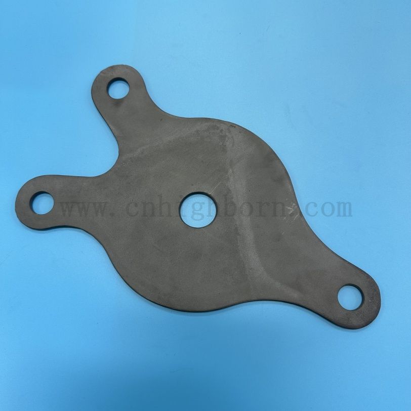 Verschleiß- und temperaturschockbeständige SiC-Siliziumkarbid-Keramik-Fisch-Ofenmöbel-Setterplatte für das Brennen von Keramikplatten/-schalen