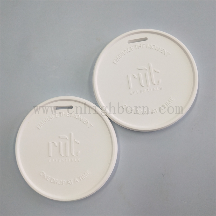 Logo Customized Auto Hanging Duft Keramik Gips für Aroma Diffusor