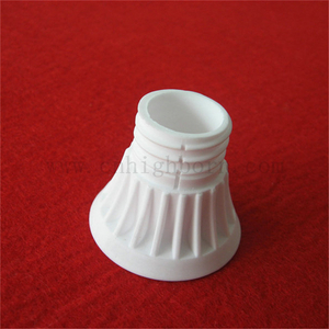 Aluminiumoxid-Keramik-Lampenfassung, maßgeschneiderte unregelmäßige Al2O3-Lampe