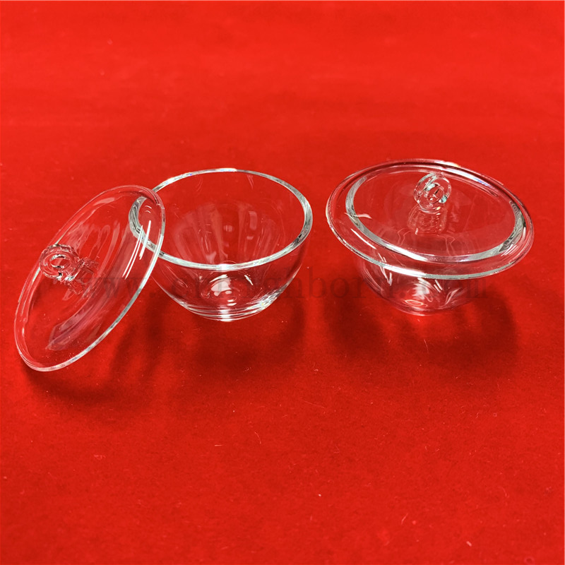 Mustdelnde klare fusionierte Kieselsäurequarzglas Tiegel mit Deckel