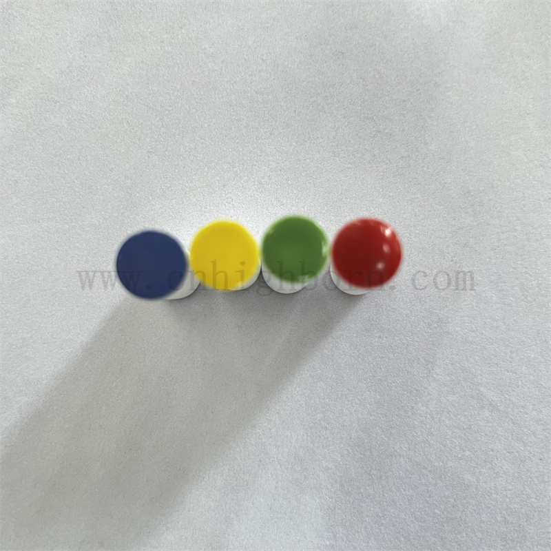 Neue Energiefahrzeug -Aromatherapie -Stick beide Enden farbenfrohe glasierte poröse Keramikaroma -Diffusorstangen