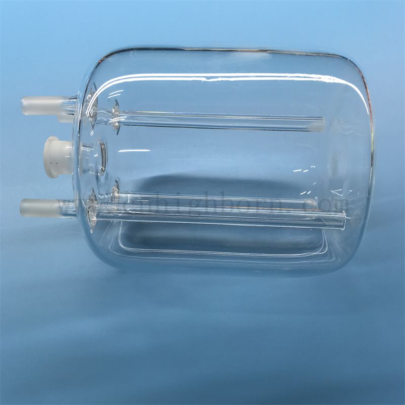 Hochtemperaturwiderstand transparenter maßgeschneiderter Quarzglasreaktor
