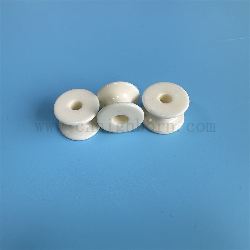 Hochwertige Verschleißfestigkeit Textilmaschinenzubehör Alumina Keramikwalze in verschiedenen Größen