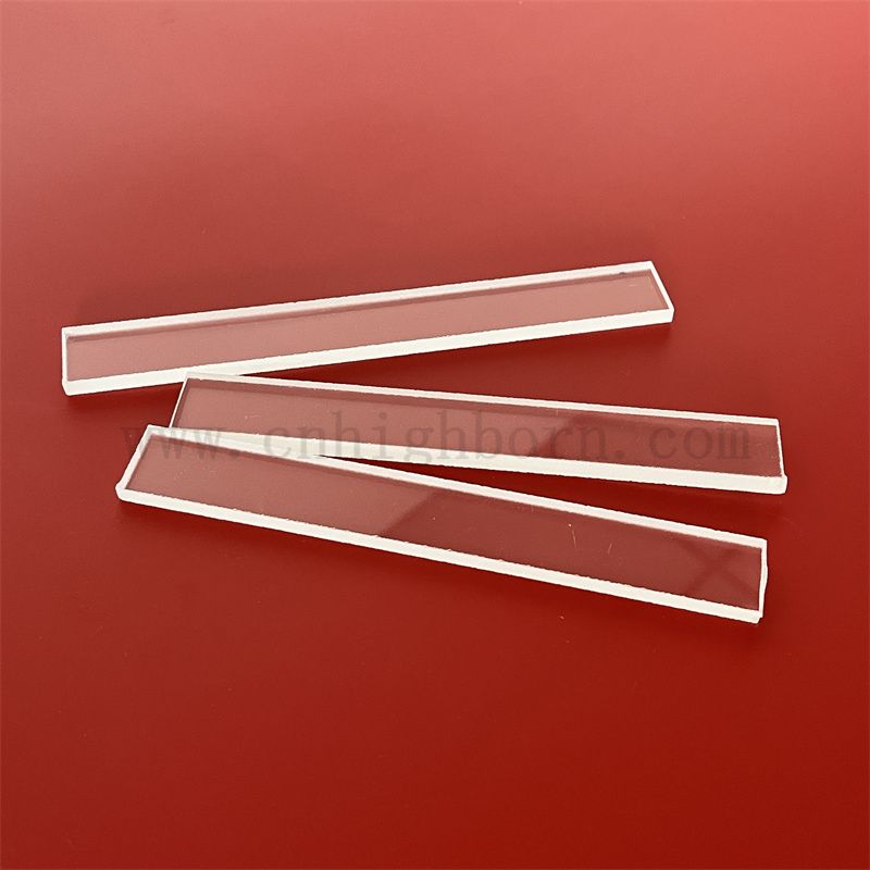 Chemie Korrosionsbeständigkeit Rechteck transparent Quarzglasblech