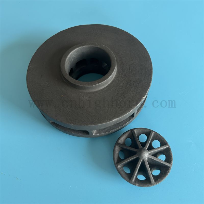 Isolator Siliziumcarbid unregelmäßiger Teilreaktion gesinterte Sic -Keramikblock