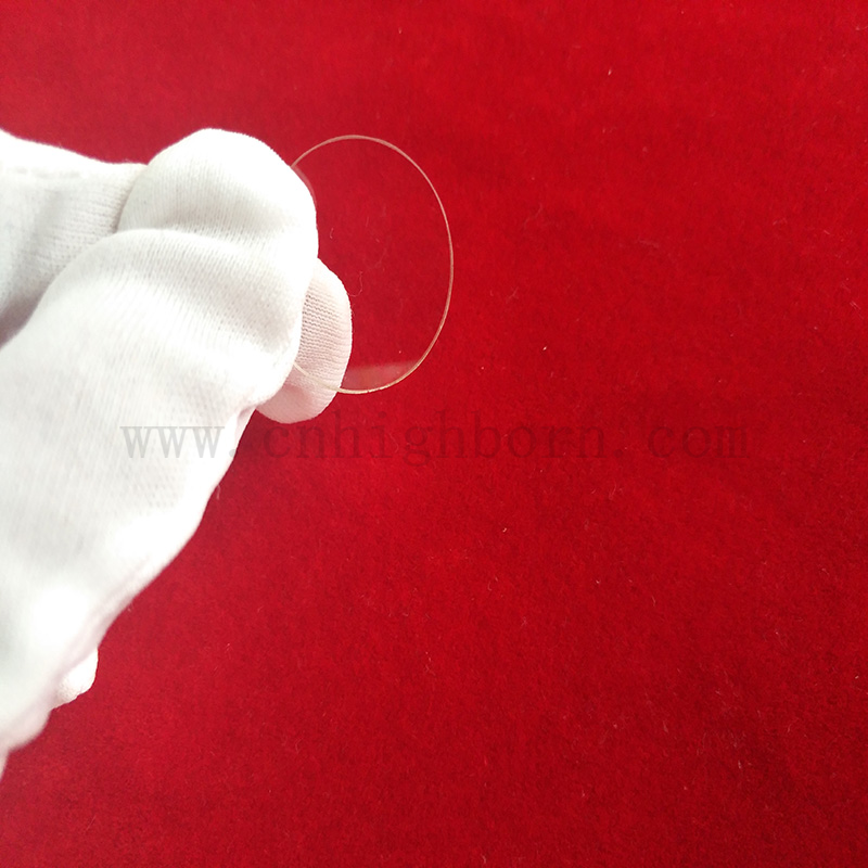 Transparente UVB kleine Größe Fused Silica Fenster Quarzglasplatte