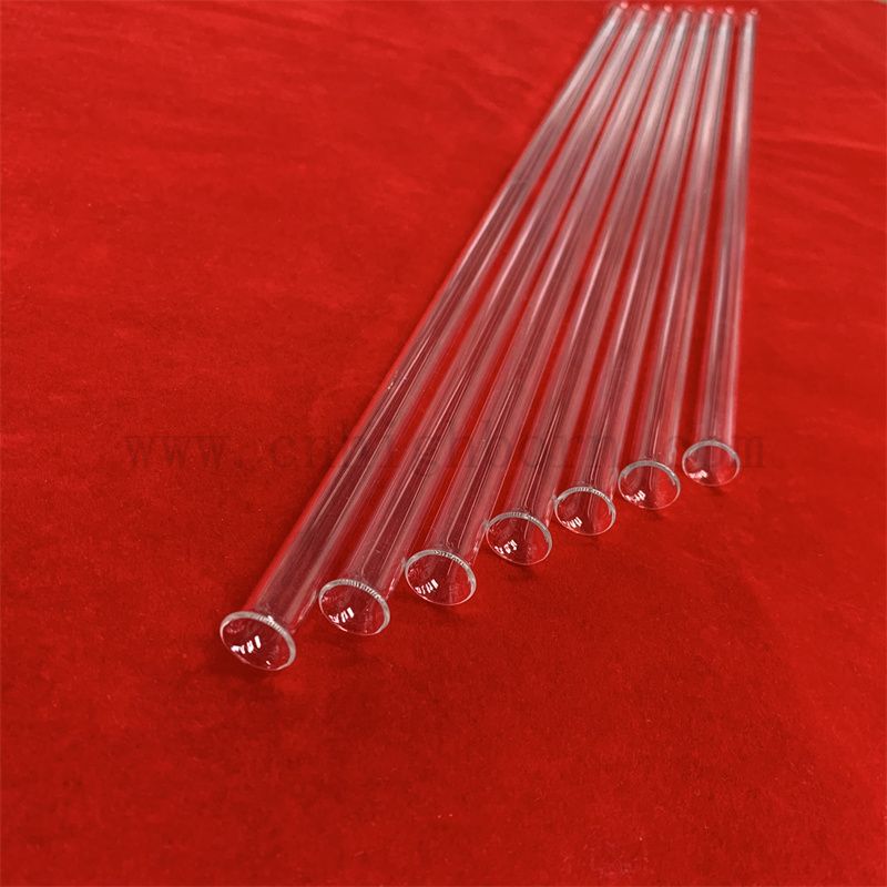 Anpassungsgröße und Form hitzebeständiger klares geschmolzenes Silica Quarzglasrohr 