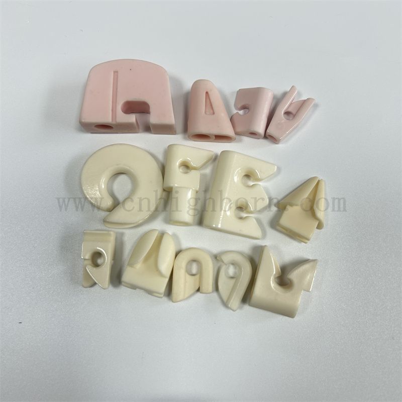 Angepasst 99,5% AL2O3 Textile Keramik Alumina Keramikhakenführer