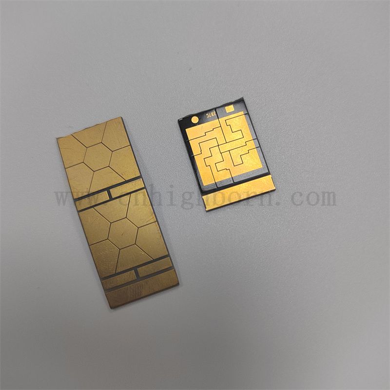 Customized Mo Mn Alumina Al2O3 DBC DPC AMB Metallisierte Keramik -Substrat für elektronische Komponente