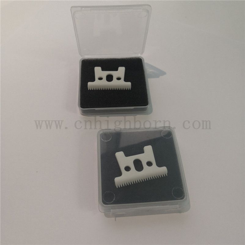 Weiße Zirkonia Keramik -Trimmer -Klingen -Verschleiß Widerstand Haustierpflege Keramikblatt