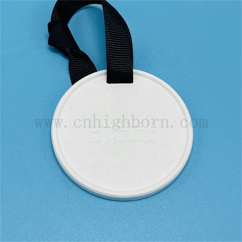 Benutzerdefinierte geprägte Logo -Aroma -Diffusor -Duftstein mit Band