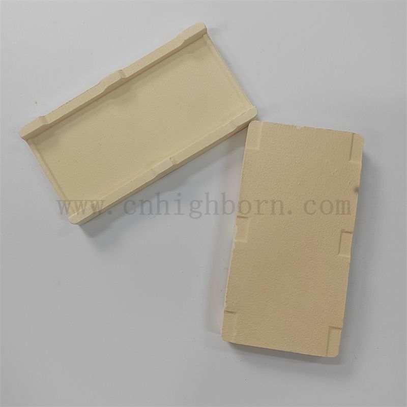 Refraktär rechteckig Zirkonia Keramik Saggar ZRO2 Keramik Tiegel zum Goldschmelzen