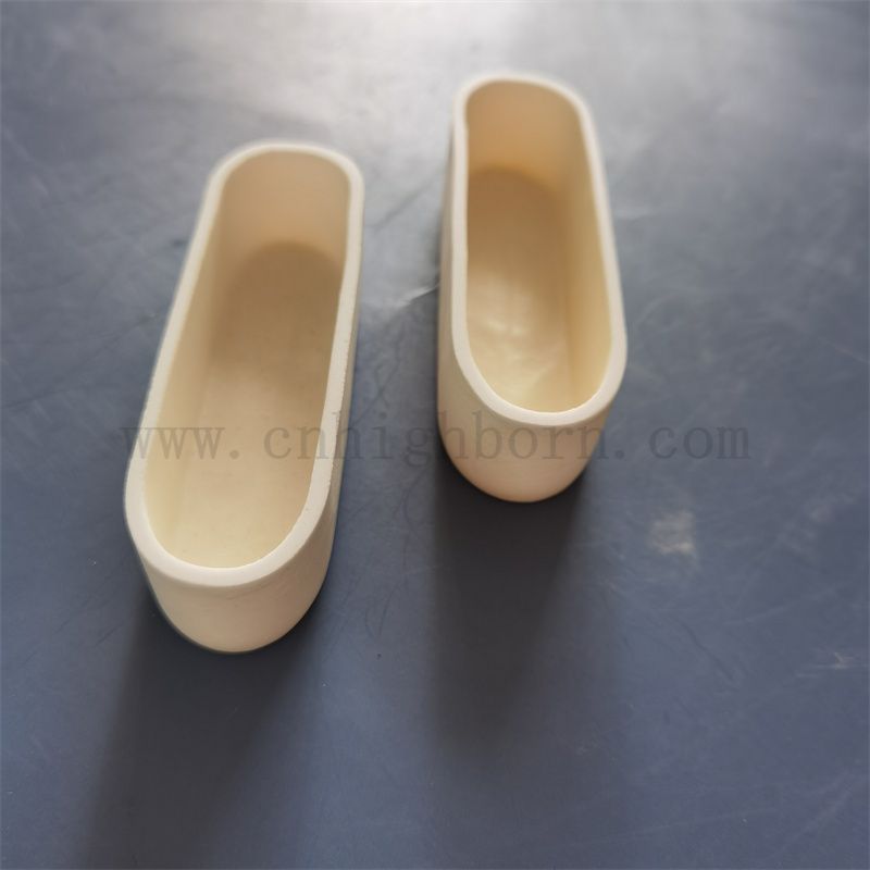 Hochtemperaturbeständige 99% AL2O3 Keramikschmelzboot Aluminiumoxid Verbrennung