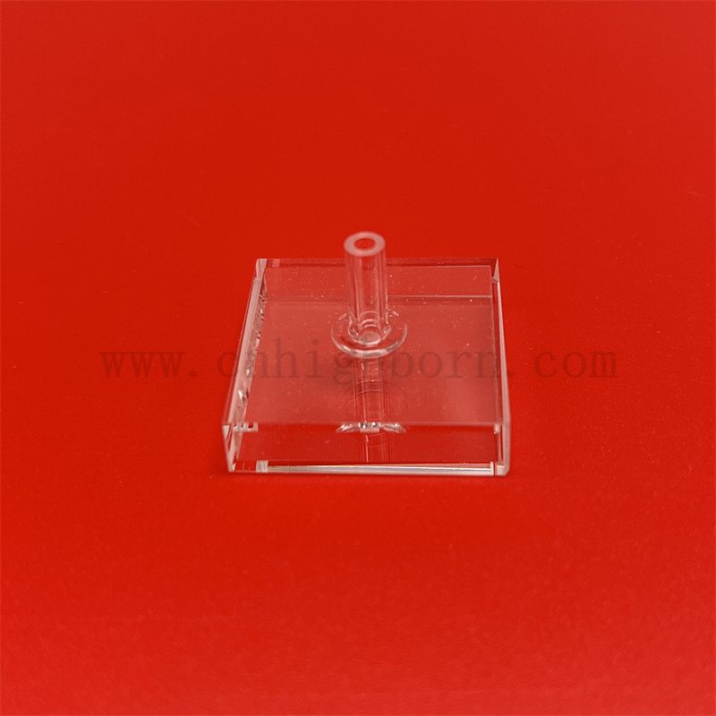 Hochtemperaturbeständiges optisches Instrument kubisch Spektrophotometer Quarzglasklugette