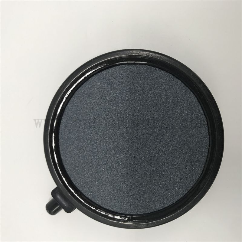 Runde graue Fischtank Sauerstoffhaltige Pfanne Burst Luftaquarium Blasensteinplatte Accessoire