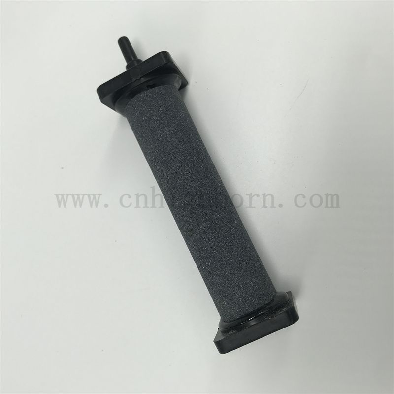 Dunkelgrau Zylinder hochwertiger Aquariumluftstein für Aquakultur und Fischtank