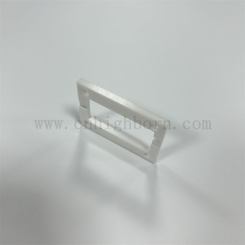 Isolator Zirkonia unregelmäßige Blockoberfläche Polierweiß weiße ZRO2 -Keramikplatte