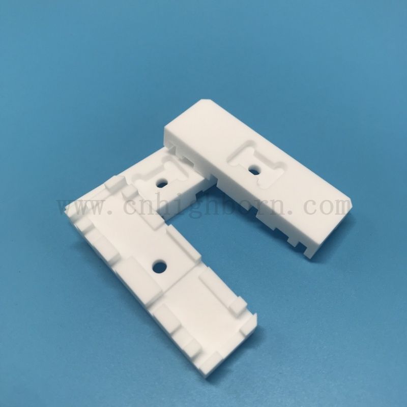 Customized Macor Ceramic Teil Easy Messable White Glass Ceramic Isolation Block