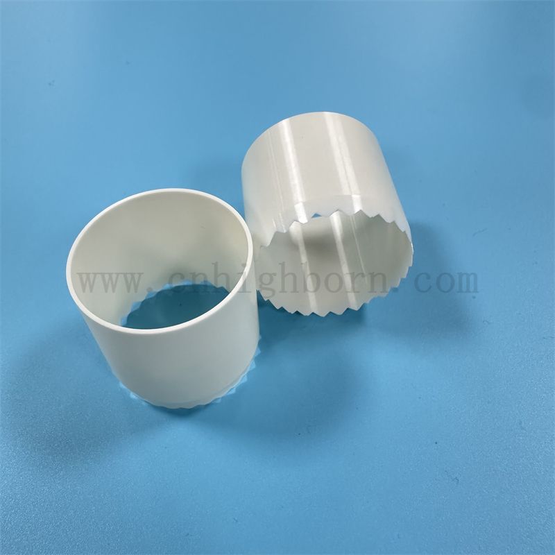 Oberflächenpolierzirkonia mit großem Durchmesser Isolator ZRO2 Keramik unregelmäßiges Rohr