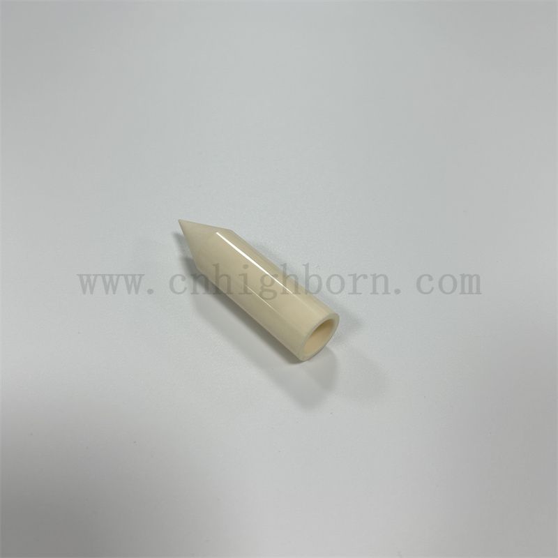 Custom Pressice Keramikrohr polierte Alumina -Keramikmaschinen Al2o3 Teile