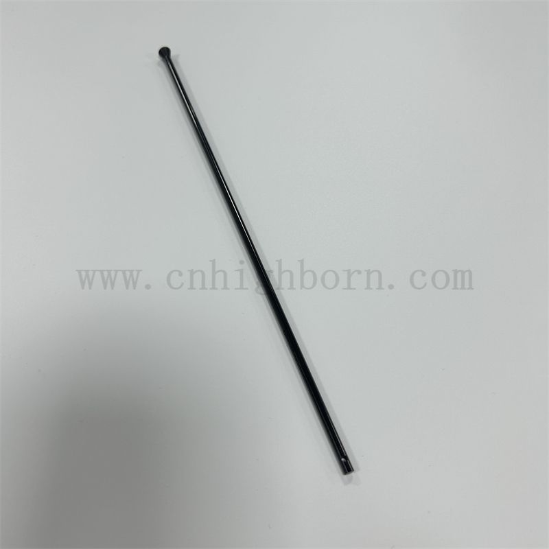 Customisierte schwarze Yatta -stabilisierte Zirkonia ZRO2 Keramik -Stangenwellenstange