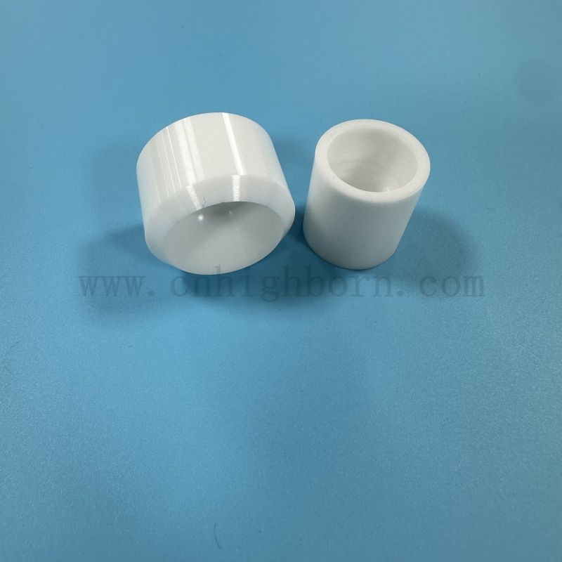 3 mol yttria stabilisierte ZRO2 -Keramikschmelzziegel -Zirkonia -Topf mit gut polierter Oberfläche