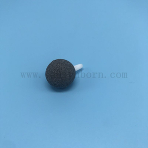 Graue runde Luftsteine ​​Mineralblase Diffusor für Aquarium Fischtank Bubbler