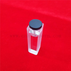 Hochpräzise UV-Quarzglasküvette mit 10 mm Schichtdicke für das Labor