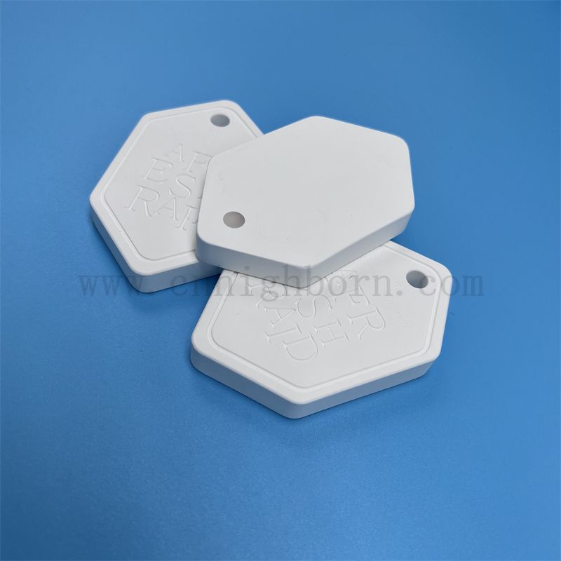 Customized Logo Hangable Gypsum Aromatherapy Tabletten Keramikplatte für den Erweiterung des Duftes 