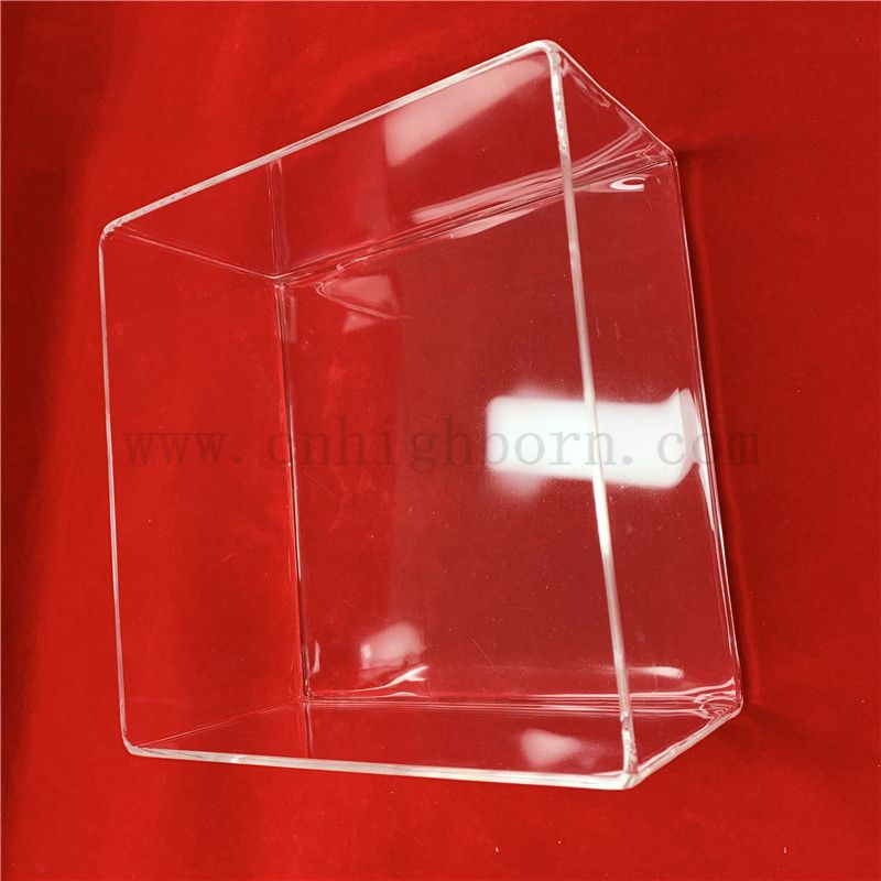 Wärmewiderstand Clear Clear Fusions Silica Quartz Glass Box angepasst