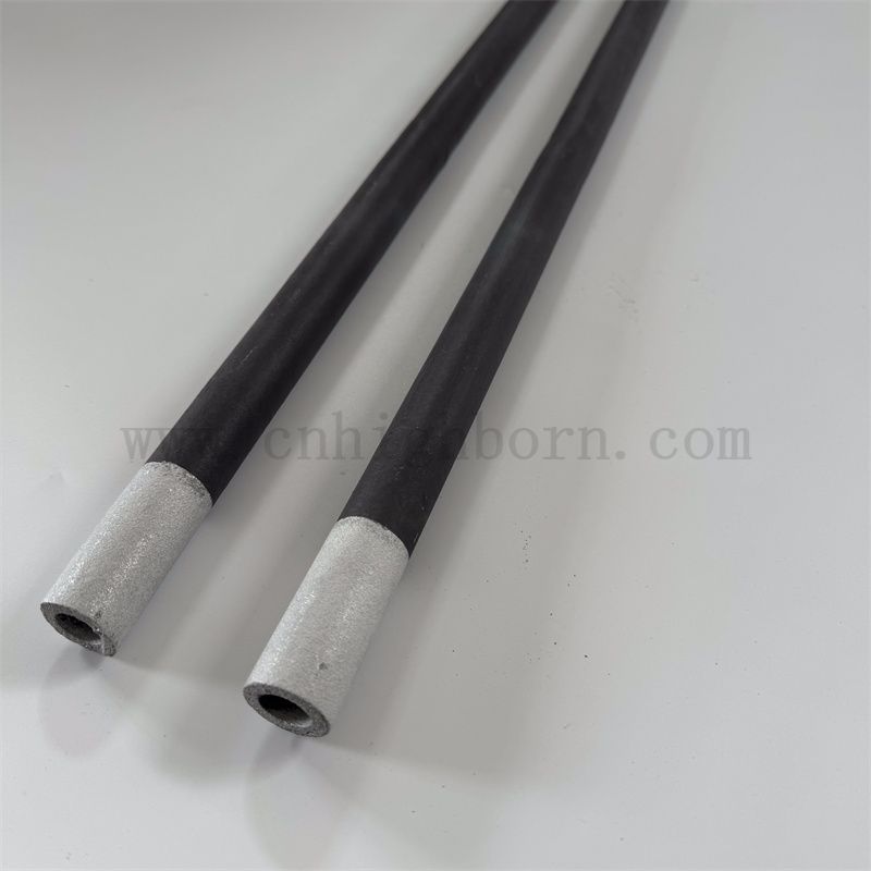 Refraktäres Siliziumkarbidheizungselement -Isolator Sic Keramik U -Typ -Röhrchen