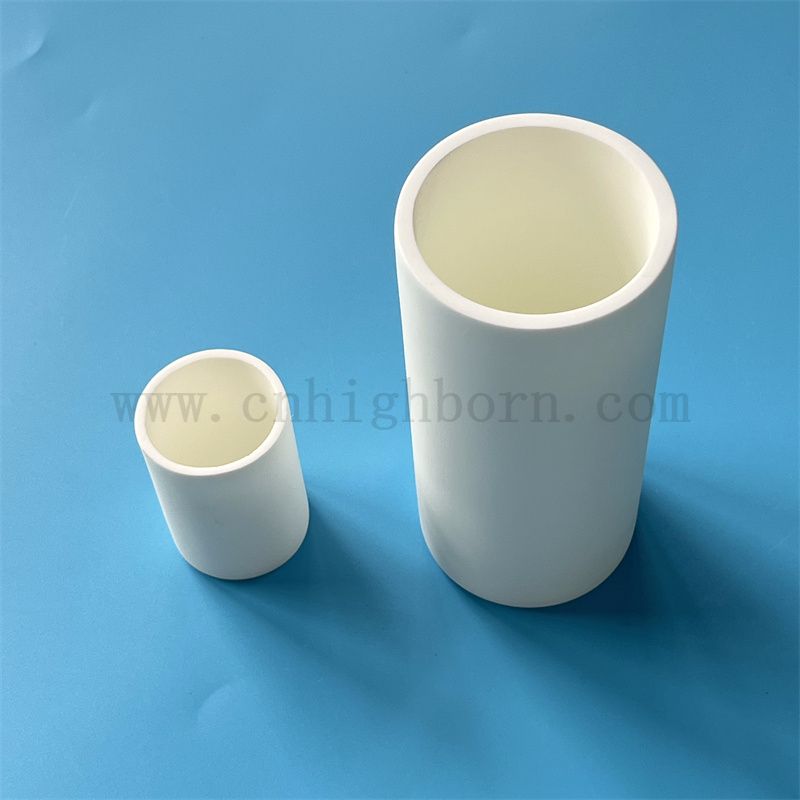 Refraktäres Magnesiumoxid Crucible Customized geschmolzenes Metall -MGO -Keramikboot