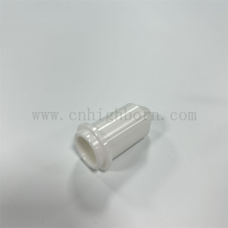 Industrielle Verschleißfestigkeit weißer Zirkonia Keramik Mundsaugdüse Präzision Keramikdüse/Zirkonia Keramik Teil