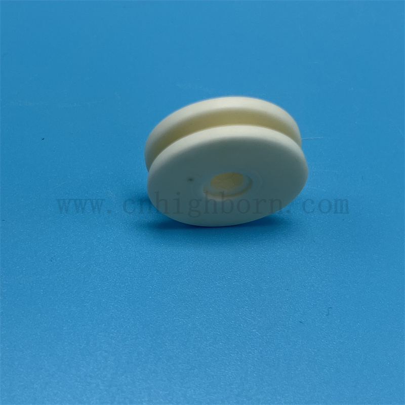 Hohe Härte Al2O3 Alumina Keramikgarnführer Wextile Keramiklagerwalze