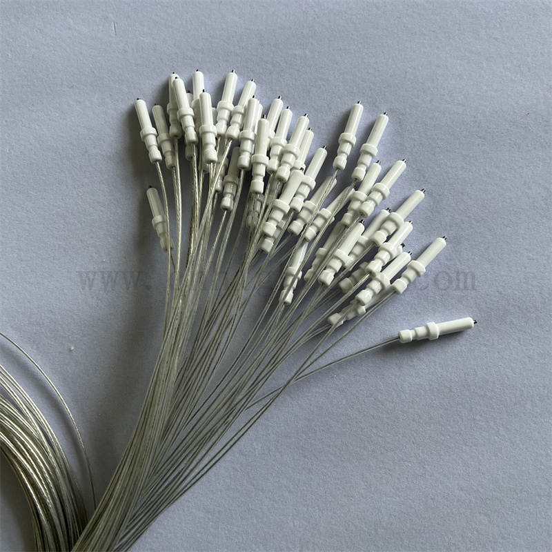 Gasherd 95 Alumina Zündung Customized Drahtlänge Al2o3 Keramikzünder