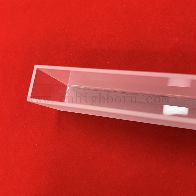 Laborutensilien stehen Fluorometerzelle mit Lid Lovibond großes Volumen Quarzglas Cuvette Colorimeter Zelle