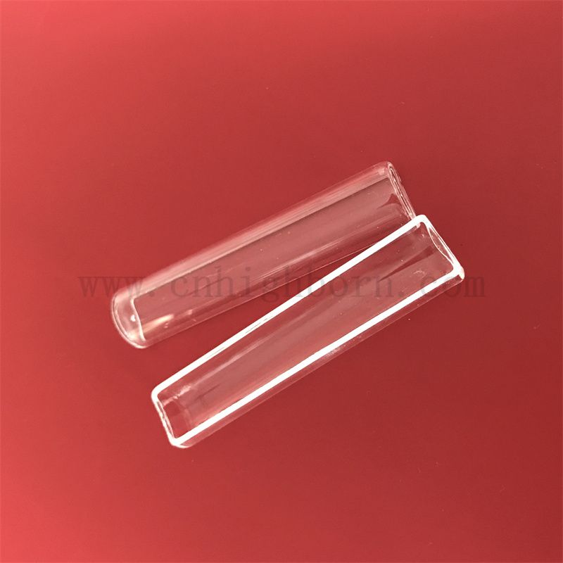 Wärmewiderstand Customized Transparent Fused Silica Quarzglasboot