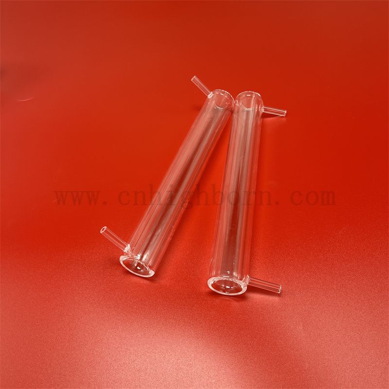 Wärmewiderstand Cleared Clear zwei Schichten Fusions Silica Quarzglasrohr