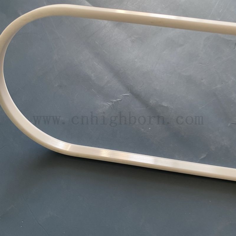 Versiegelte Tintenbecher -Pad -Druckausrüstung Ovaler Zirkonia Keramikring für Tintenbecher