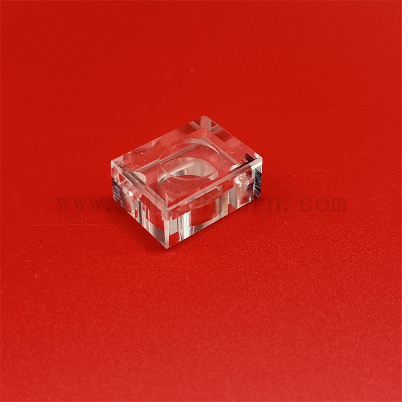 Labor Hochwertiges Spektrophotometer UV -Ultraviolett -Transmission optische Durchflusszelle Quarzglaskluvette