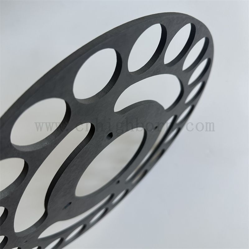 Verschleißfestigkeit RBSIC Silicon Carbid Keramikscheibe Sisic Platte Sic Sic Blech