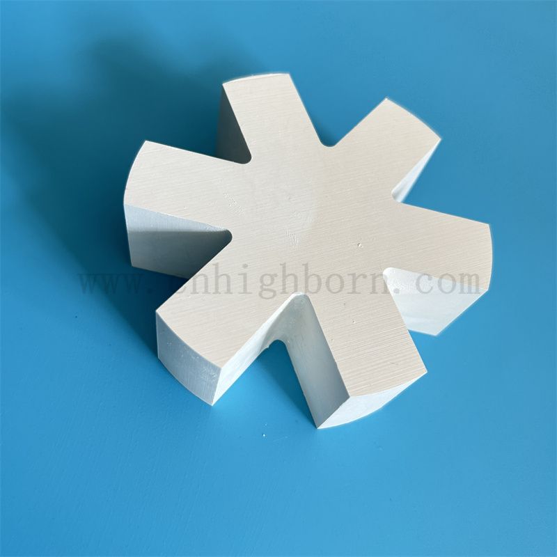 Hexagonale Bornitrid -Keramikteile 99% Reinheit Hbn Bn Keramik Strukturblock