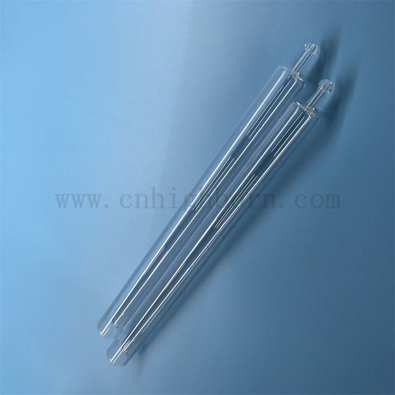 Wärmewiderstand Customized Transparent Fused Silica Quarzglasrohr