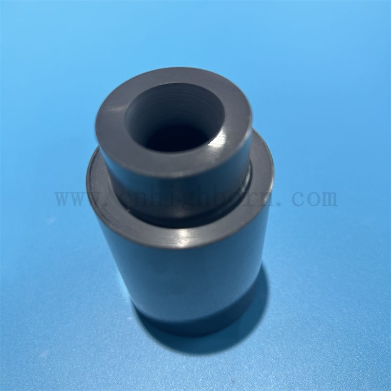 Isolator Spiegel Polierhochsiegel -Nitrid -Teil Customized SI3N4 Keramik unregelmäßiges Rohr