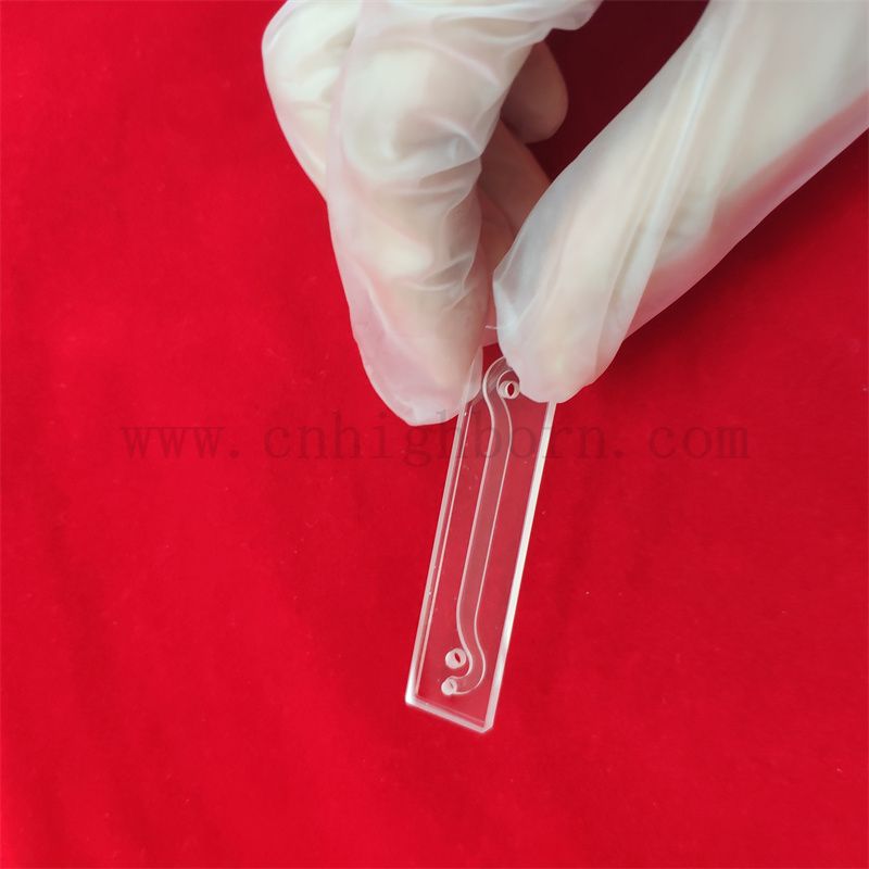 Laborquarzkuvette optische Glasflusszelle für Spektrophotometer