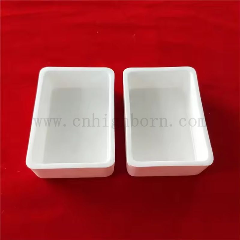 Maßgeschneiderte resistente Bornitridboot Bn Schmelzkeramik Tiegel